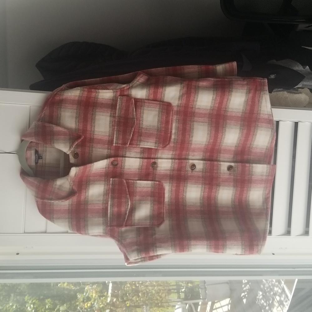 George Red and Cream Plaid Jacket NEW without Tags